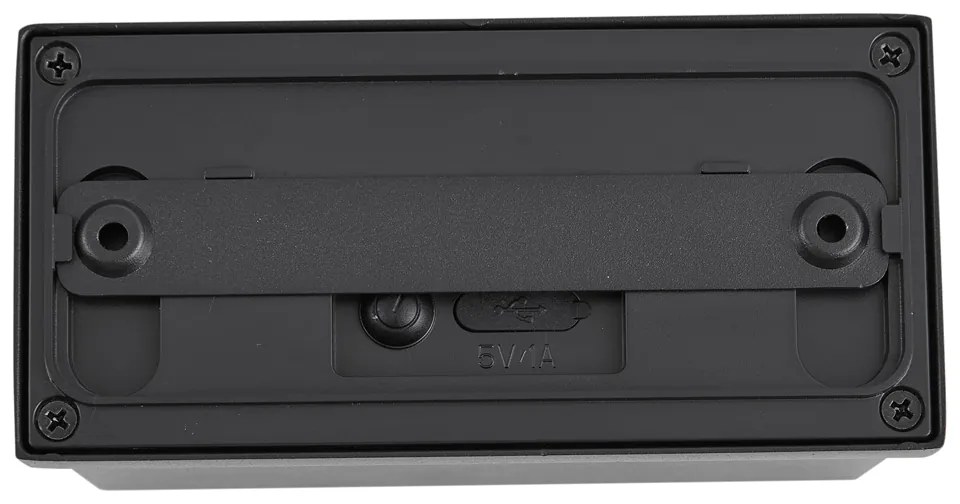 Nástenné svietidlo čierne Lux senzor magnetické vrátane LED nabíjateľné - Batt