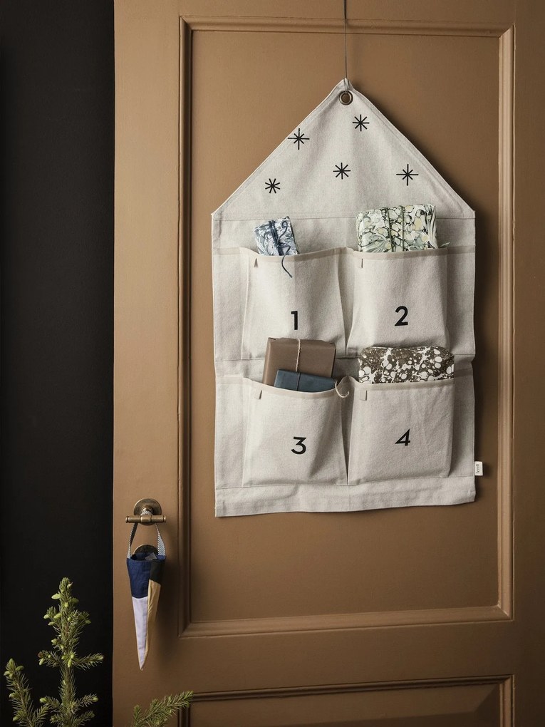 Adventný kalendár FERM LIVING - 4 vrecúška