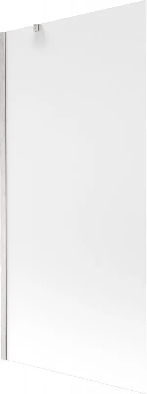 Mexen Next, 1-krídlová vaňová zástena 90 x 150 cm, 6mm sklo námraza, oceľová, 895-090-000-00-30-97