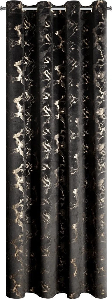 ZATEMŇOVACÍ ZÁVES NA KRÚŽKOCH RAJA 140X250 CM VZOROVANÁ