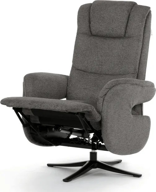 Polohovacie kreslo sivé, elektrické TV-C5590 GREY2