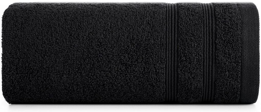 BAVLNENÝ UTERÁK ALINE 70X140 CM ČIERNA