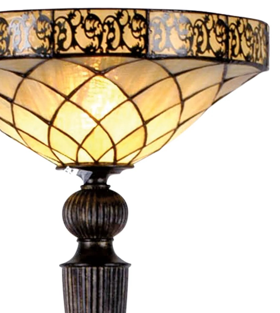 Vitráž stojaca lampa ORNAMENT 41*179