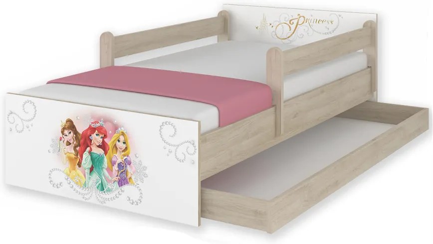 DO Disney Princes XL 180x90 detská posteľ Variant úložný box: Bez úložného boxu