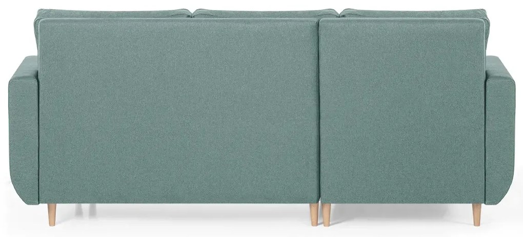 Rozkládací rohová sedací souprava DORIS Mentolová