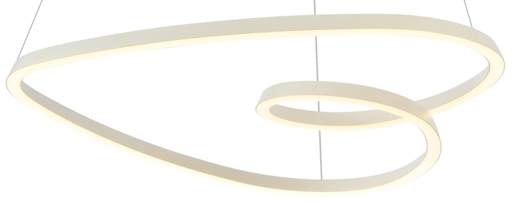 Škandinávske závesné svietidlo béžové 72 cm vrátane LED s 3-stupňovým stmievaním - Circuit