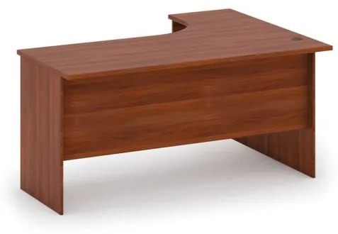 Písací stôl ergonomický MIRELLI A+, ľavý, orech