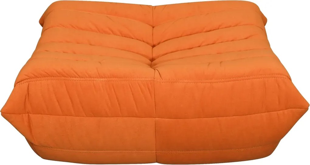 Taburet Nua 86 cm zamat oranžový
