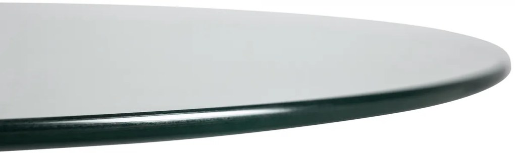 Stôl okrúhly sklenený 1025033 - v70 x Ø60 cm - Transparentná / sklo