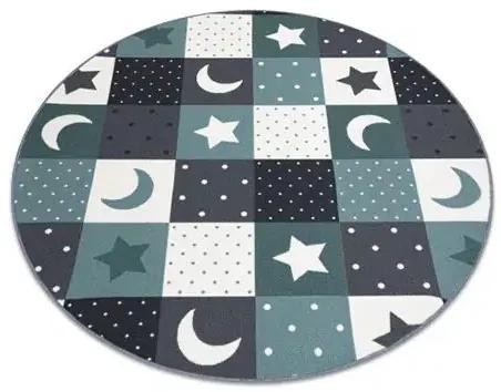 Detský koberec STARS - kruh Veľkosť: 170cm - kruh