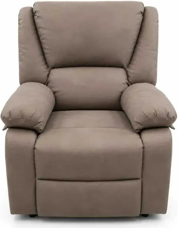 LuxuryForm DESIGN Televízne kreslo VELORA s polohovaním - Taupe