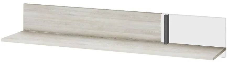 Polička Remo RM13 dub wilton/biela/antracit