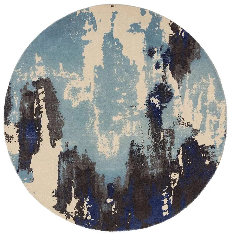ASIATIC LONDON Saturn Blue - koberec ROZMER CM: 200 x 290