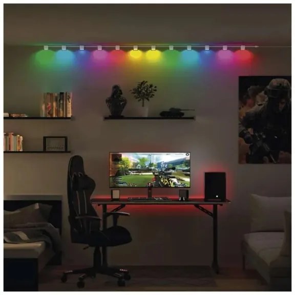 LED RGBIC+CCT dekoračná reťaz GoSmart 12xLED/7W/230V 255 cm Wi-Fi Tuya