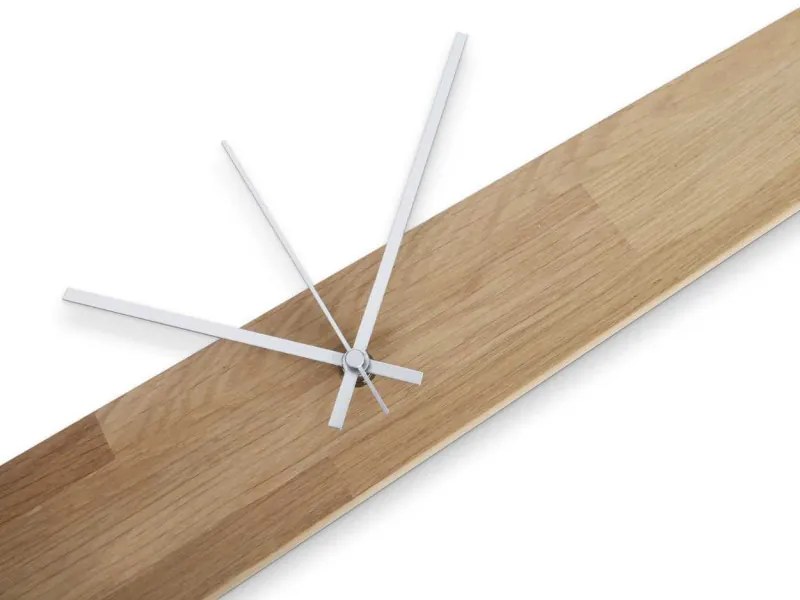Minimalistické hodiny z prírodného dreva I SENTOP MAS020-osmo-3041-VARNISH
