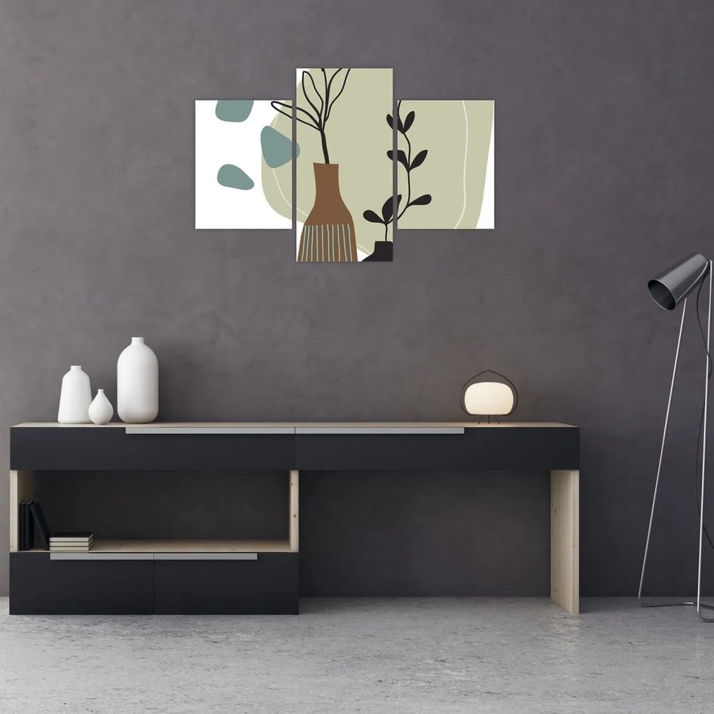 Obraz - Kvety vo váze N⁰2 (90x60 cm)