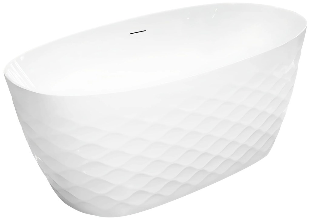 Rea Gaja, akrylátová voľne stojaca 1700x815x595 mm, biela, REA-W0125