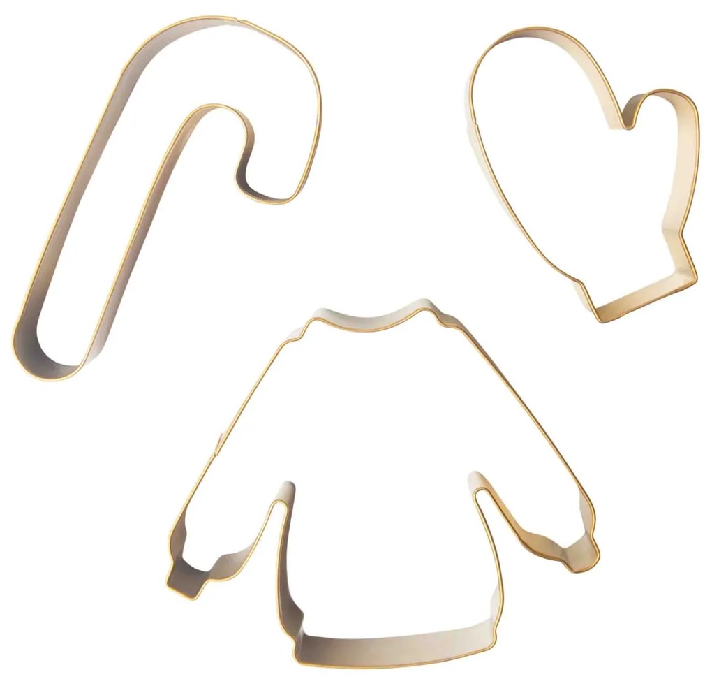 Pluto Design Vykrajovačky Winter – set 3 ks