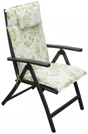 Doppler ACTIVE káro - záhradné polohovacie kreslo