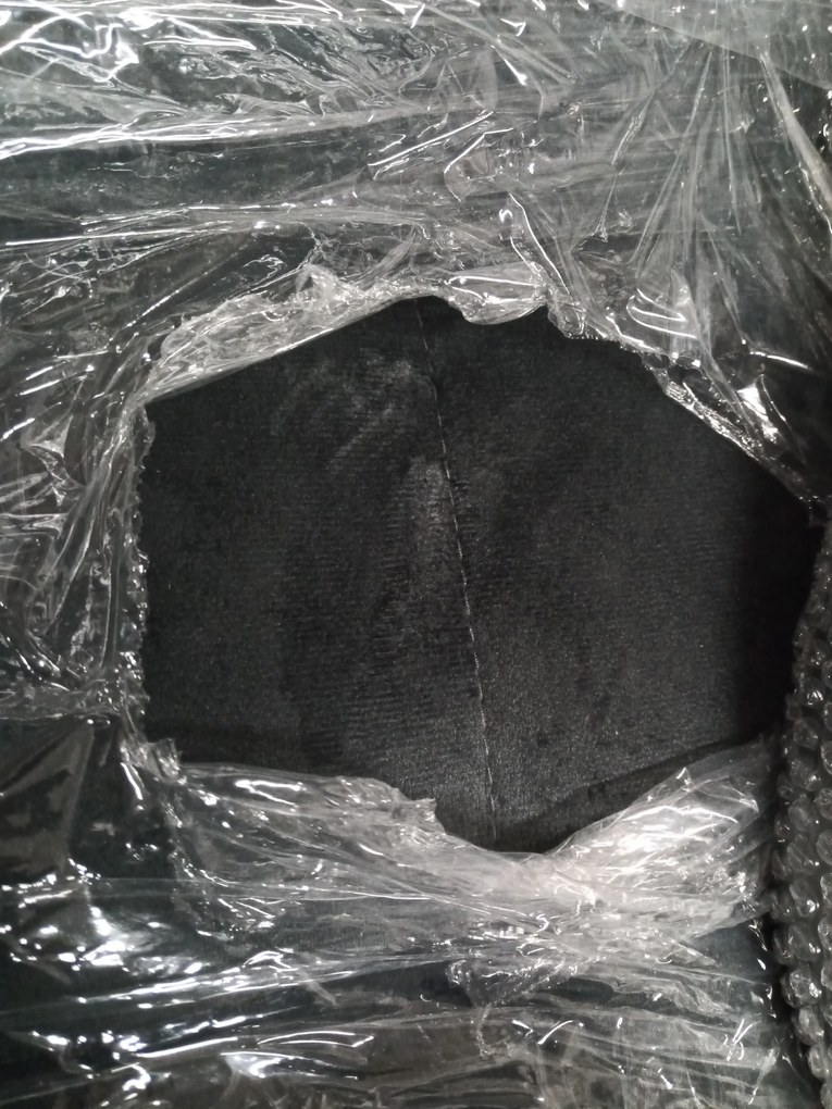 AKCIA Sivá zamatová jedálenská stolička DUMO II. akosť