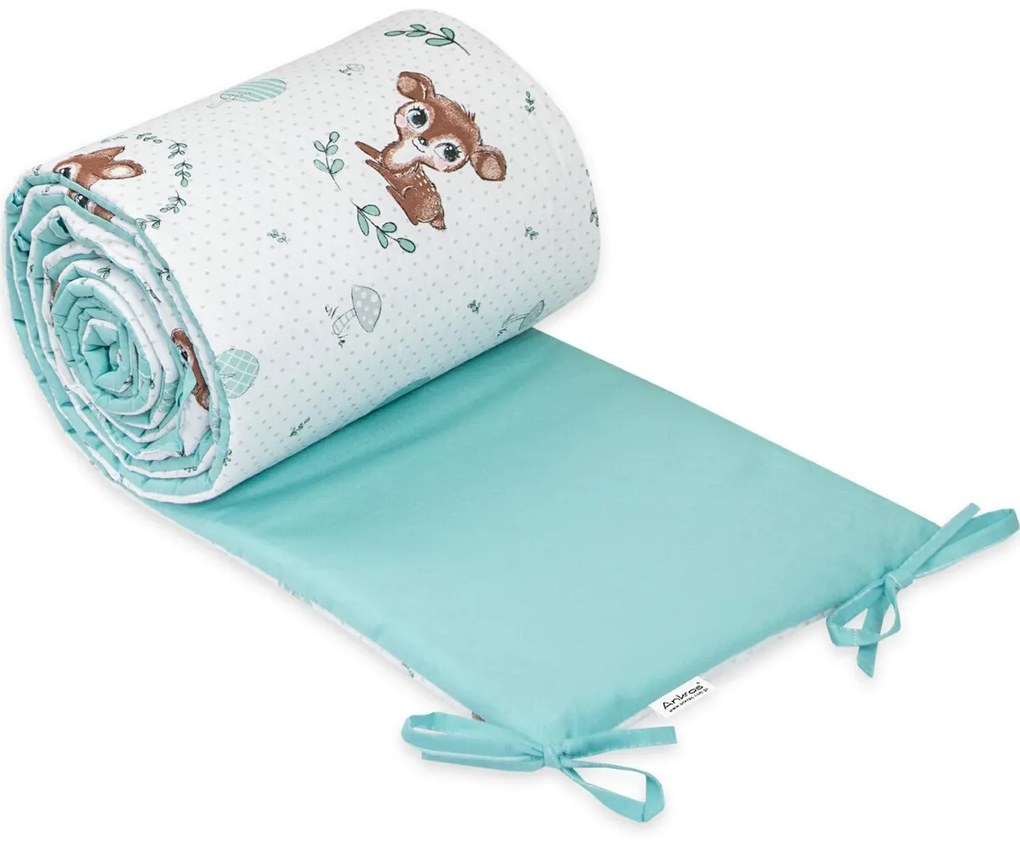 Ankras, mantinel Srnky zelené, Dĺžka 420cm