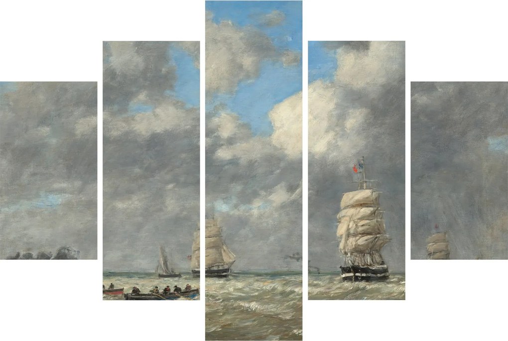 Obraz - Eugène Boudin, Le Havre, reprodukcia (150x105 cm)