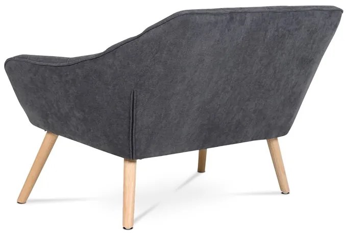 Autronic BONTEC Dvojmiestna pohovka, sivá, látka, AK-322 GREY2 Farba: Strieborná