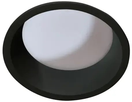 LED svietidlo Aida R16W do sadrokartonu čierne