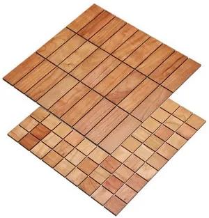 ČEREŠŇA mozaika 2D - drevené obklady do kúpeľne a kuchyne 30 x 93 mm