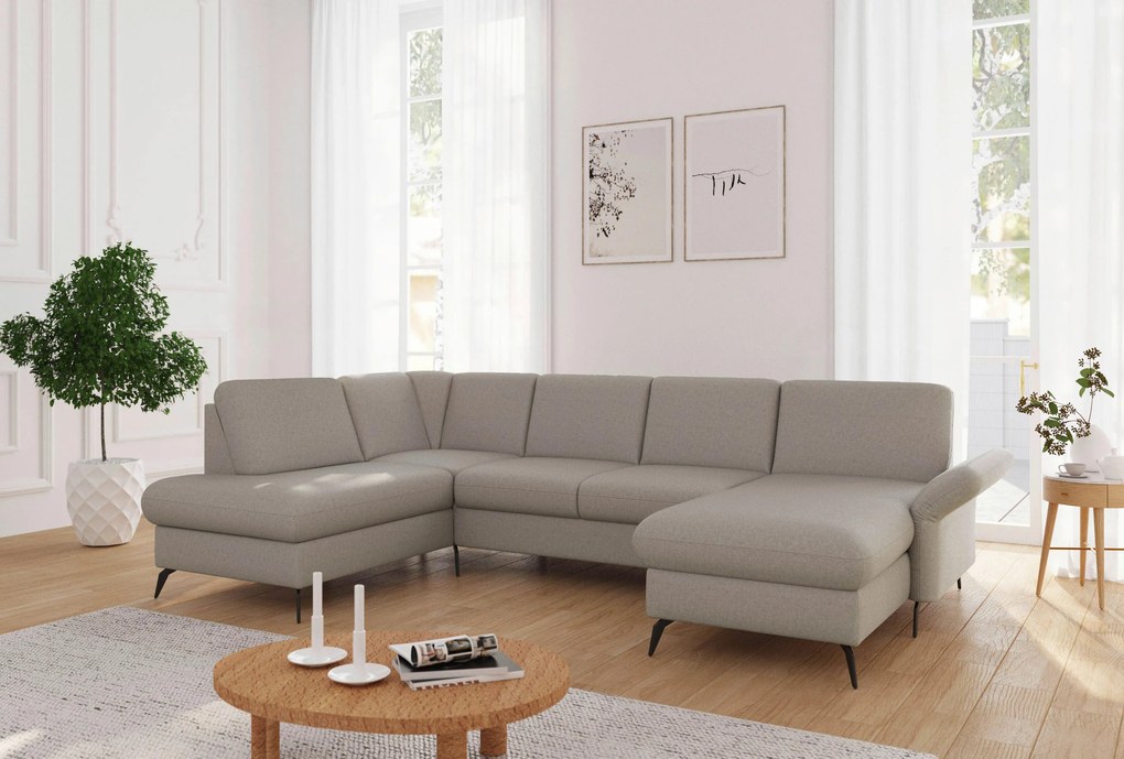 XXXLutz SEDACIA SÚPRAVA, textil, taupe Sit & More - Sedačky - 0001440161B4