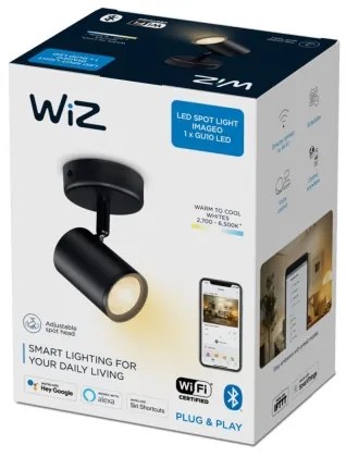 WiZ - LED Stmievateľné bodové svietidlo IMAGEO 1xGU10/4,9W/230V 2700-6500K Wi-Fi