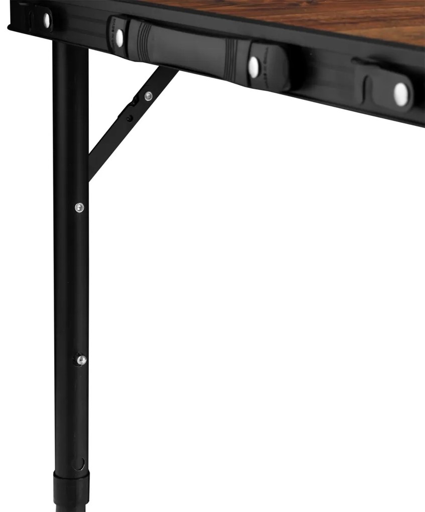 Kempingová turistická zostava TRIP čierna/drevo