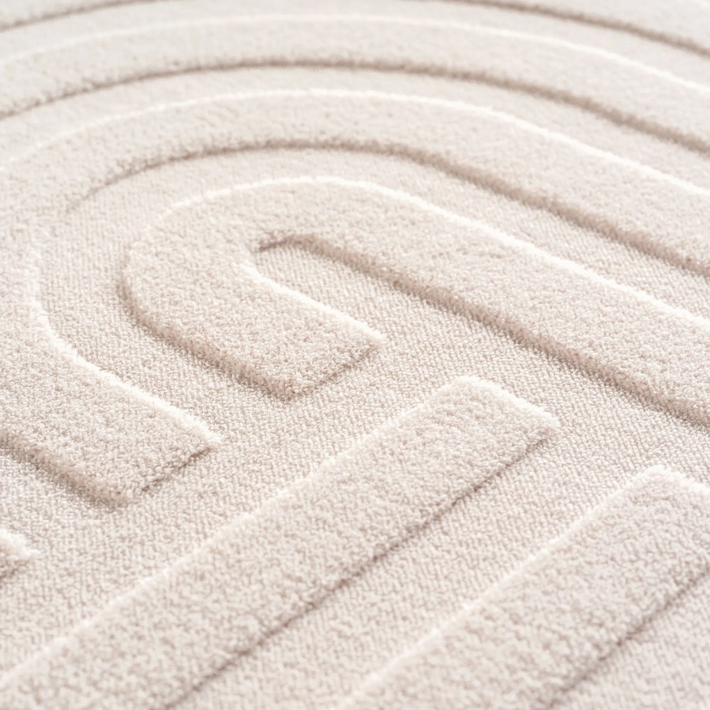 Ayyildiz, Kusový koberec Pompei 1611 cream, 140x200, biela, chodba / predsieň