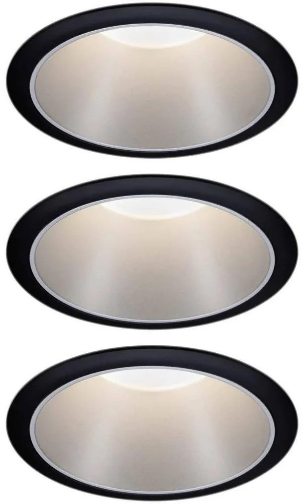 Paulmann 93408 - SADA 3xLED/6,5W IP44 Stmievateľné kúpeľňové svietidlo COLE 230V