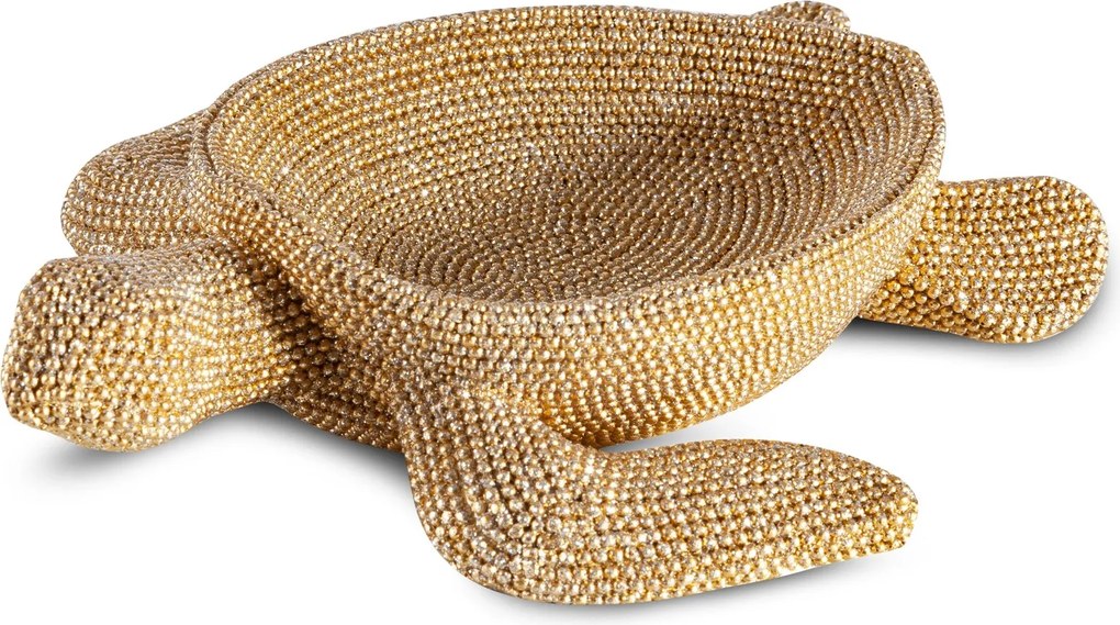 DEKORAČNÁ SOŠKA ELDO 20X9X6 CM ZLATÁ