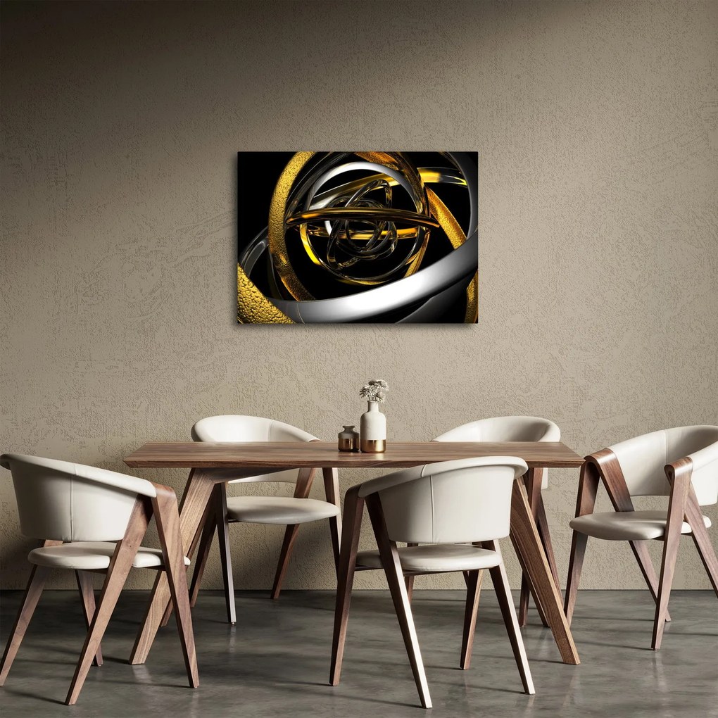 Obraz modernej abstrakcie (70x50 cm)