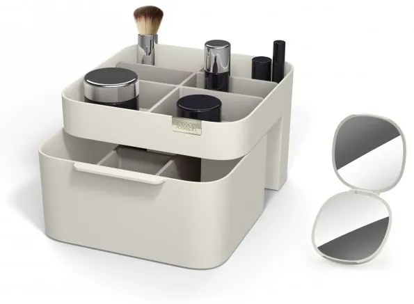 Súprava kozmetického organizéra a zrkadla JOSEPH JOSEPH Viva 75007