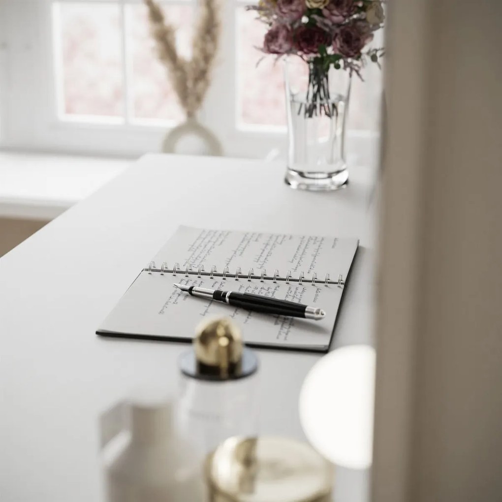 TOALETNÝ STOLÍK VALENTINA ELITE 2 BIELY ZRKADLO