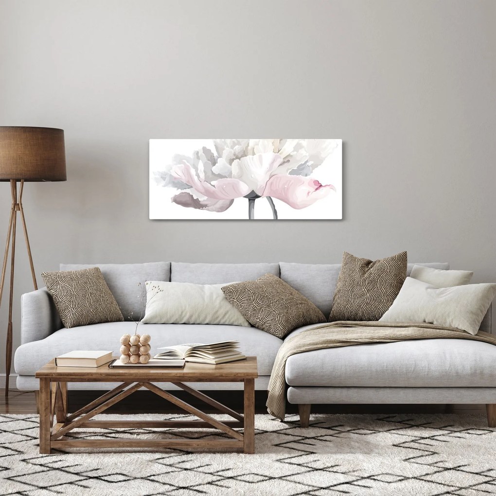 Obraz - Kvet ruže (120x50 cm)