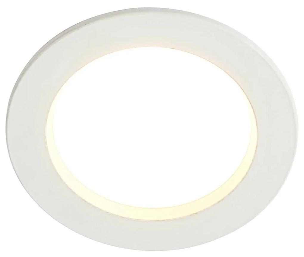 Arcchio Milaine zapustené LED, biela, stmievateľné