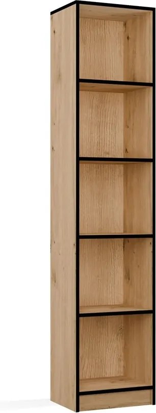Knihovna R40 40 cm dub Artisan/černá