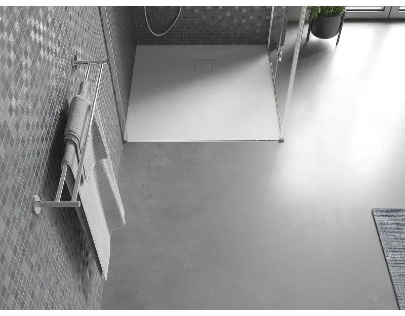 Mexen Bert, SMC štvorcová sprchová vanička 80 x 80 cm, biela, 4K108080