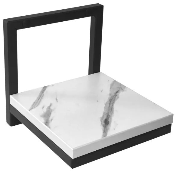 Stojan na kvety TORGET biely mramor