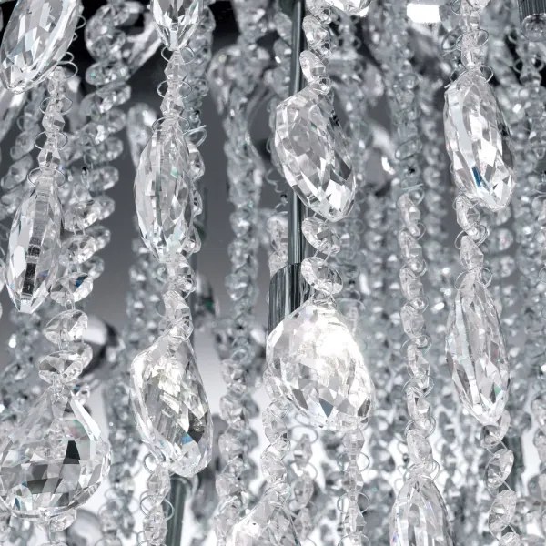 Orion DLU 2516/75-Krištáľové str. svietidlo CELESTE 12xG9/40W/230V pr.75 cm chróm