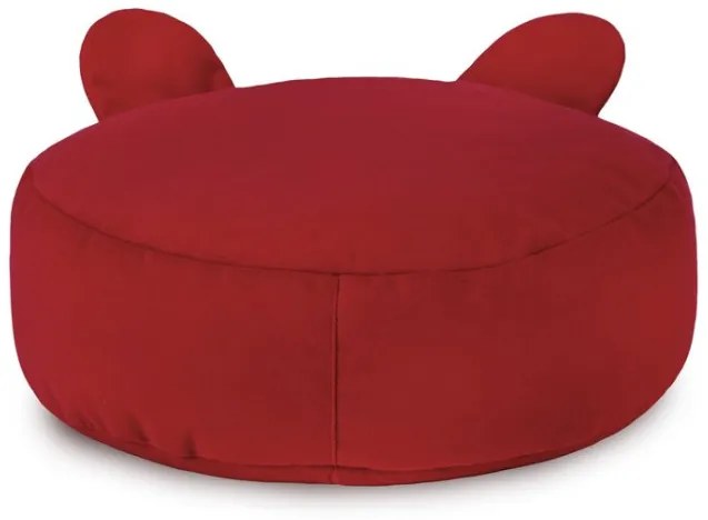 Plyšová podnožka TEDDY červená