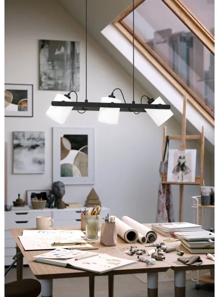 Eglo 43426 - Luster na lanku HORNWOOD 1 3xE27/28W/230V