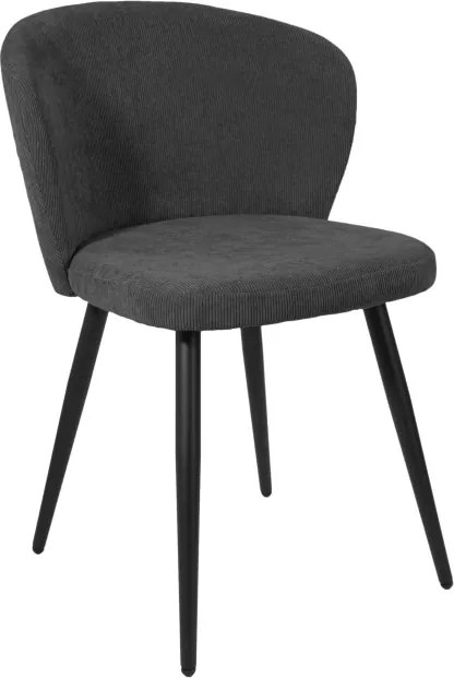 Jedálenská stolička KROSBY antracitová