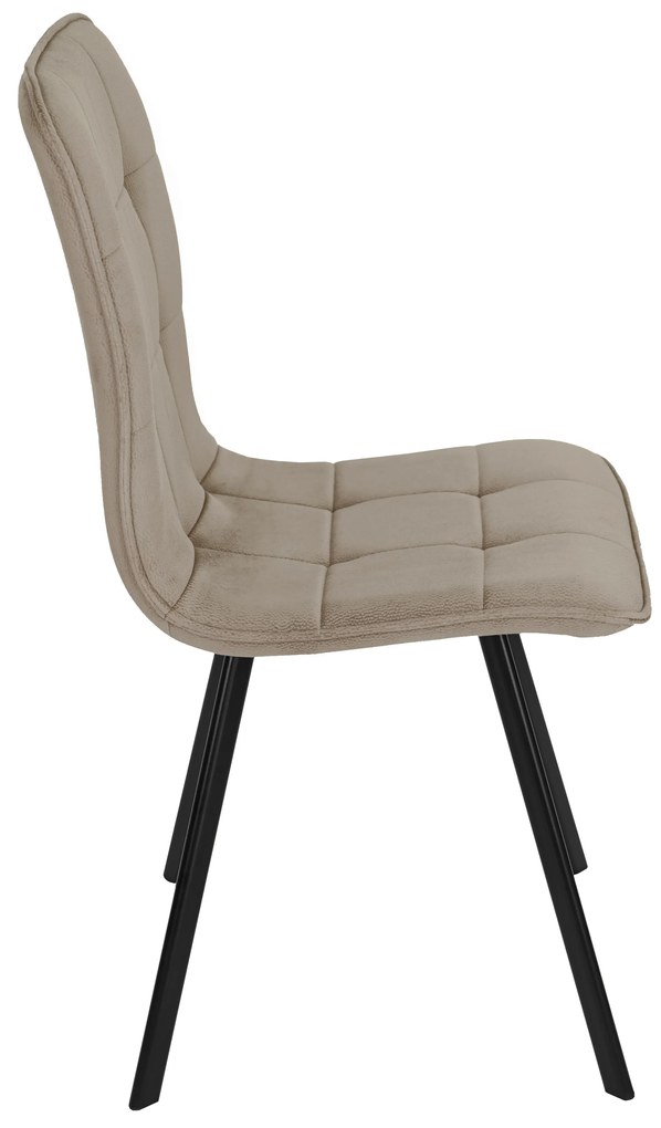 Stolička ORLANDO Vyberte látku ->: Solar Šedá