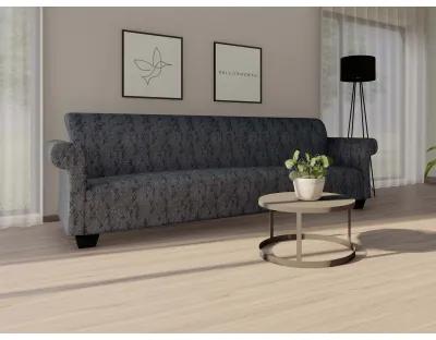 ERVI PLAS Napínací poťah na trojmiestnu pohovku – Salvatore sivý 95 × 170 až 220 cm
