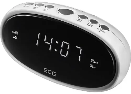 ECG RB 010 Digitálny rádiobudík, biela